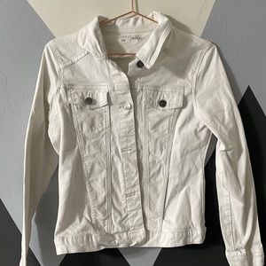 White denim jacket